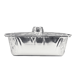RECTANGULAR ALUMINUM PLATE WITH LID NO /175/176