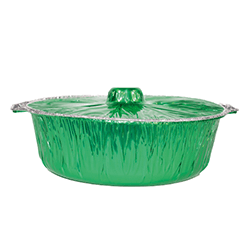 COLOUR ALUMINUM POT 390 WITH LID