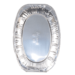 ALUMINIUM OVAL TRAY 6586 (100 PCS)