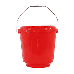 BUCKET PLASTIC 7 LTR W/LID