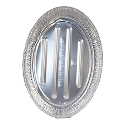 ALUMINIUM LARGE OVAL ROASTING TRAY (1 CARTN * 50 PCS)