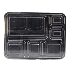 BLACK MICRO COMPARTMENT 6 ( 10PCS )