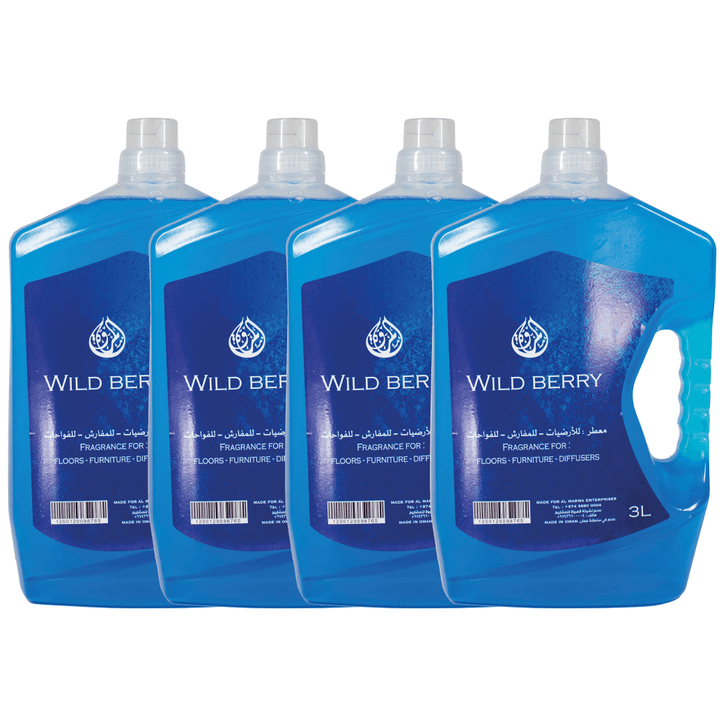 FLOOR CLEANER ALMARWA WILD BERRY (4*3 LTR)