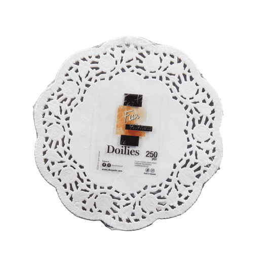 ROUND DOILY PAPER 4.5 IN (250 PCS)