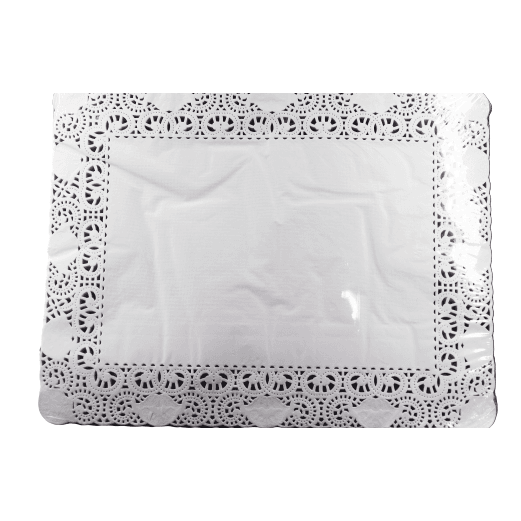 RECTANGULAR DOILY PAPER 12*16 IN  (250PCS)