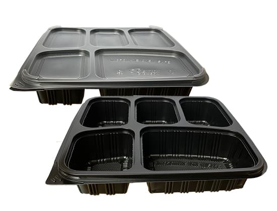 BLACK MICRO COMPARTMENT 5 ( 10PCS )