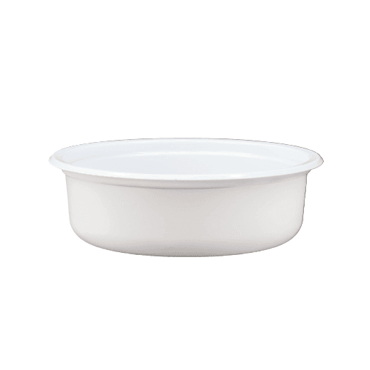 MICRO CONTINER ROUND WHITE 200 ML (50 PCS)