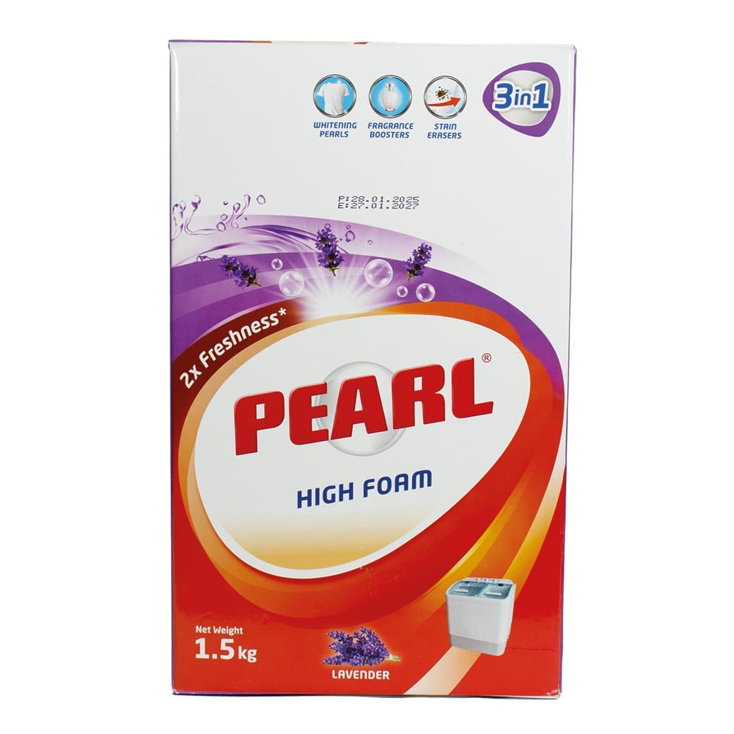 SOAP POWDER  PEARL NORMAL LAVENDAR 1.5 KG