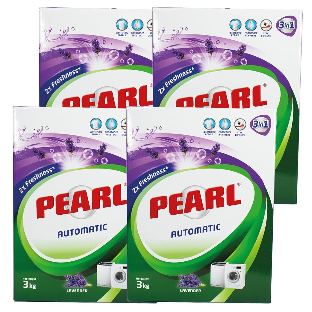 SOAP POWDER PEARL LAVENDAR AUTOMATIC  ( 4*3 )KG