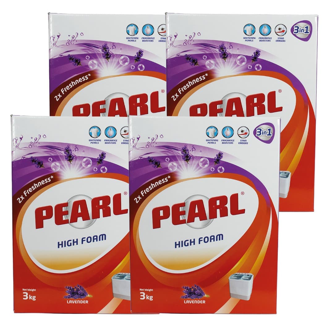 SOAP POWDER PEARL NORMAL LAVENDAR ( 4*3 )KG