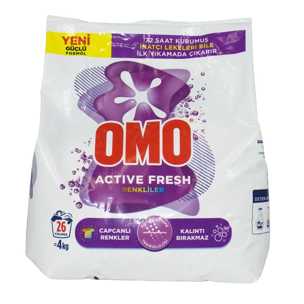 SOAP POWDER DETERGENT OMO COLOUR 4 K.G