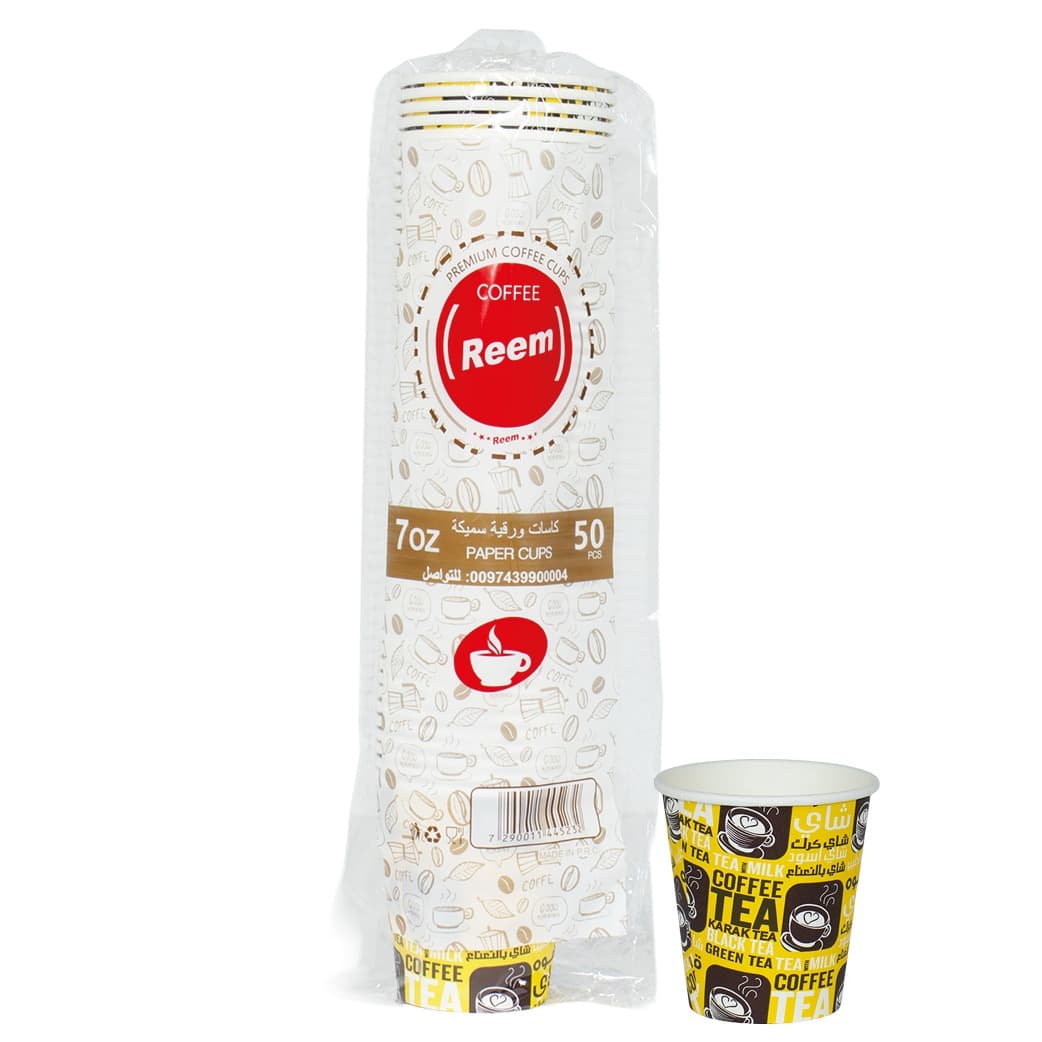 PAPER CUP 7 OZ REEM 50 PCS