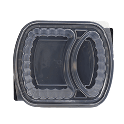 BLACK MICRO COMPARTMENT 2 (250 PCS)