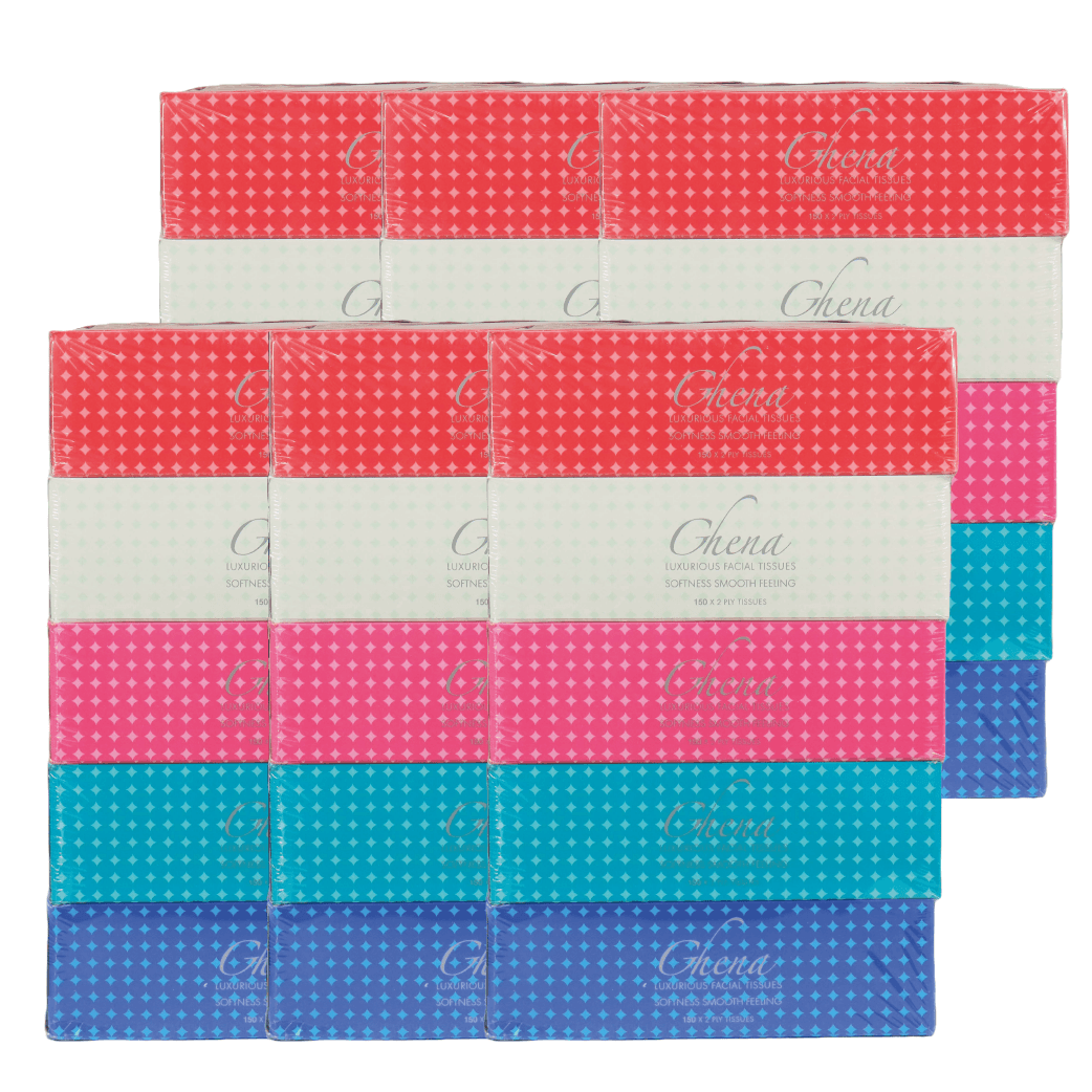 TISSUE CARTON CLASSIC GHENA 200 SHEETS 30 PCS
