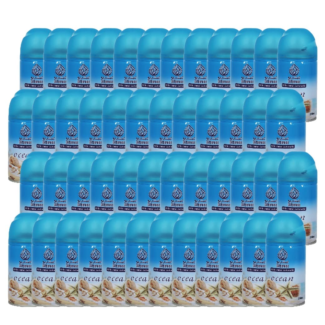 AL MARWA AIR FRESHENER OCEAN AUTOMATIC 250 ML 48 PCS
