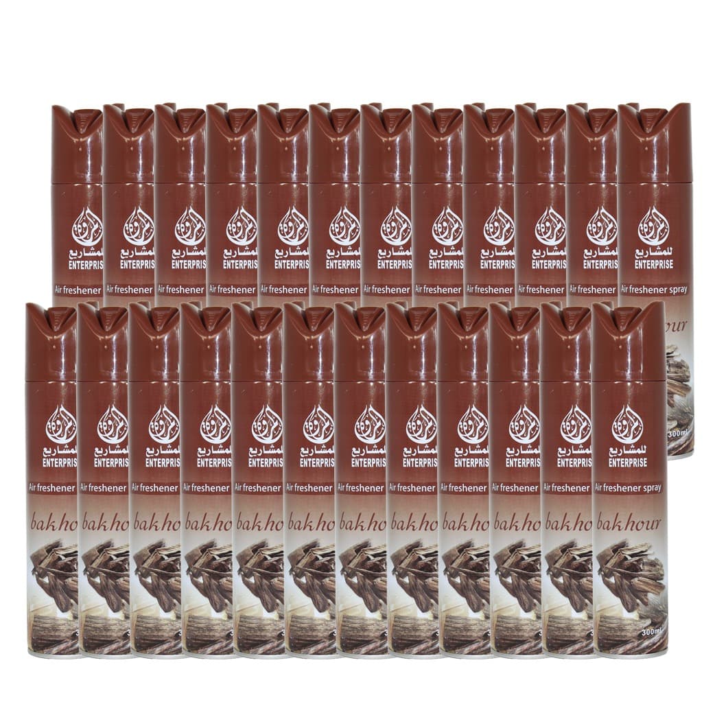 AL MARWA AIR FRESHENER BAKHOUR  300 ML 24 PCS